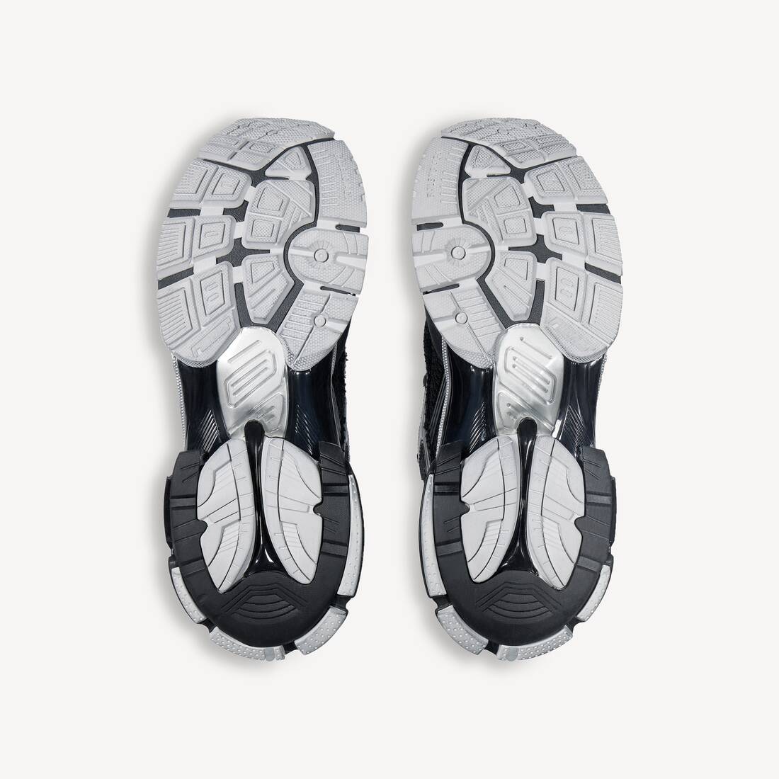 R.M God Patch Black and silver Balenciaga Runners