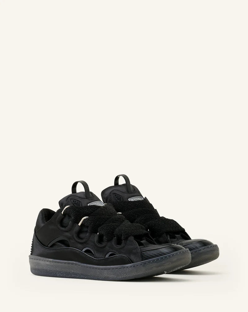 R.M God Patch Black Lanvin Curb sneakers