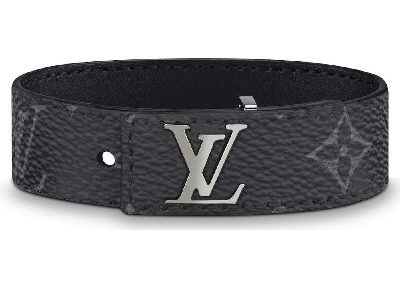 Black LV slim bracelet