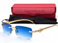 Blue Frameless cartier glasses