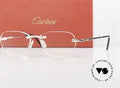 Clear Frameless cartier glasses