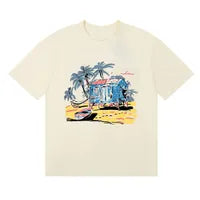 R.M beige summer Rhude Tee