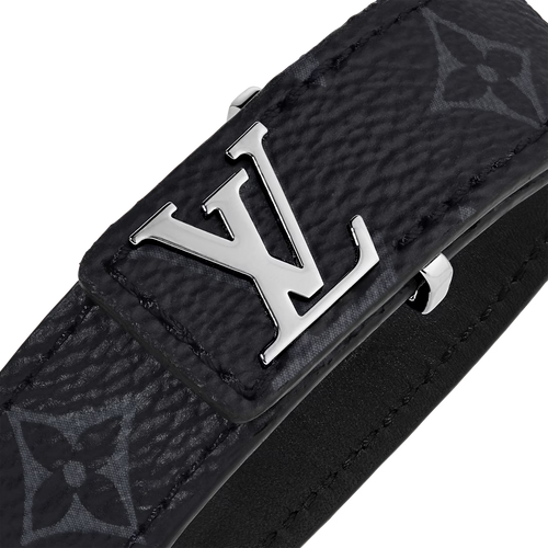 Black LV slim bracelet