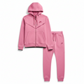 Nike Sportswear Tech Fleece Full Zip Hoodie & Joggers Set pink